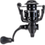 Lew’s Custom 100 Spinning Reel, SZ 100 Reel, 9+1 Bearings, 5.2-1 Ratio, Aluminum Frame and Sideplate, Screw-In Aluminum Handle, Speed Gears, Speed Lube, Hybrid Carbon Drag, Black/Silver, CS100G2
