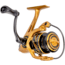 Lew’s Custom Pro 100 Spinning Reel, SZ 100 Reel, 10+1 Bearings, 5.2-1 Ratio, Aluminum Frame and Sideplate, Aluminum Speed Gears, Hybrid Carbon Drag, Reversible Retrieve, Gold/Black, CP100G2