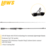 Team Lew’s Elite Series Casting Rod, 6ft 8in, 1-PC, Medium, Fast, TLE68M