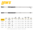 Team Lew’s Elite Series Spinning Rod, 6ft 6in, 1-PC, Medium-Light, Fast, TLE66MLFS