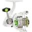 Lew’s MACH 1 Spinning Reel, SZ 100 Reel, 9+1 Bearings, 5.2-1 Ratio, Graphite Frame, Speed Gears, Speed Lube, Multi-Disc Drag, Reversible Retrieve, Metallic White/Gray/Green, MH100G3