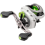 Lew’s MACH 1 Baitcast Reel, 7+1 Bearings, 7.5-1 Ratio, Graphite Frame and Sideplate, Multi-Setting Brake, Speed Gears, Speed Lube, Combat Grips, LH Retrieve, White/Gray/Green, MH1SHLG3