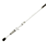 Lew’s MACH 1 Casting Rod, 7ft 3in, 1-PC IM7 Graphite Rod w/ Medium-Heavy  and Moderate, Winn Dri-Tac Split-Grip, Graphite Skeletal Reel Seat, White/Black/Green, M1CBR