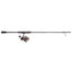 Lew’s MACH Jacked Spinning Reel and Rod Combo, 6ft 6in, 1-PC HM50 Graphite Rod, Ultra-Light  w/ Fast, SZ 100 Reel, 5.2-1 Ratio, Tanso Tech Frame, Black/Red, MJ1066ULS