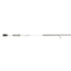 Lew’s MACH 1 Spinning Rod, 7ft, 1-PC IM7 Graphite Rod w/ Medium  and Fast, Winn Dri-Tac Split-Grip, Graphite Skeletal Reel Seat, White/Black/Green, M1APSR