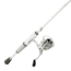 Lew’s MACH 1 Spinning Reel and Rod Combo, 6ft, 1-PC IM7 Graphite Rod, Ultra-Light, Fast, SZ 100 Reel, 9+1 Bearings, 5.2-1 Ratio, White/Black/Gray/Green, MH1060ULSG3