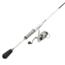 Lew’s MACH 1 Spinning Reel and Rod Combo, 6ft 9in, 1-PC IM7 Graphite Rod, Medium, Fast, SZ 300 Reel, 9+1 Bearings, 6.2-1 Ratio, White/Black/Gray/Green, MH3069MFSG3