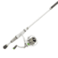 Lew’s MACH 1 Spinning Reel and Rod Combo, 6ft 9in, 1-PC IM7 Graphite Rod, Medium-Light, Fast, SZ 200 Reel, 9+1 Bearings, 6.2-1 Ratio, White/Black/Gray/Green, MH2069MLFSG3