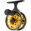 Lew's Wally Marshall Signature Series Solo Jigging Reel, 1-1 Ratio, Aluminum Frame and Spool, Multi-Disc Drag, EVA Handle Knob, 6lb Line, Green/Gold, WMS0J1