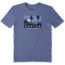 Life Is Good Cool Tee Night Light Hammock T-Shirt - Mens, Vintage Blue, Medium, 55250-M