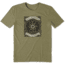 Life Is Good Cool Tee Wander Compass T-Shirt - Mens, Fatigue Green, Small, 55782-S