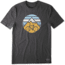 Life Is Good Crusher Tee Clean Mountain Bike T-Shirt - Mens, Heather Night Black, Small, 55425-S
