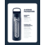 LifeStraw Go Stainless Steel 18oz Water Bottle w/Filter, Aegean Sea, LGV418ASWW