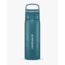 LifeStraw Go Stainless Steel 18oz Water Bottle w/Filter, Laguna Teal, LGV418TLWW
