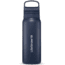 LifeStraw Go Stainless Steel 24 Oz Water Bottle w/Filter, Aegean Sea, 24oz, LGV42SASWW