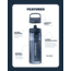 LifeStraw Go Water 22 Oz Bottle w/Filter, Aegan Sea, 22oz, LGV422ASWW