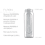 LifeStraw Peak Series Compact Gravity Water Filter System, Dark Mountain Gray, 3 liters, LSPSFX3LAN1