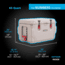 Lifetime Products 65 Quart High Performance Cooler, Khaki/Red, 91070