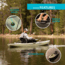 Lifetime Products Kenai Pro Angler 100 Fishing Kayak w/Paddle, Moss Fusion, 91149
