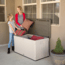 Lifetime Products 116 Gallon Outdoor Storage Deck Box