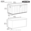 Lifetime Products 150 Gallon Outdoor Storage Deck Box