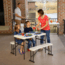 Lifetime Products Folding Picnic Table with Benches