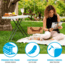Lifetime Products Light Commercial 26-Inch Personal Table, White, 80251