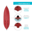 Lifetime Products Tamarack 100 Sit-On-Top Kayak w/Paddle, Red, 90486