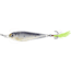 Live Target LiveTarget Flutter Sardine-Jigging Spoon, 3in, 1-1/2oz, Glow/Black, FSDJ80SK211