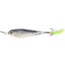 Live Target LiveTarget Flutter Shad-Jigging Spoon, 2 1/2in, 3/4oz, Glow/Black, FSJ60SK211