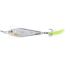 Live Target LiveTarget Flutter Shad-Jigging Spoon, 2 1/2in, 3/4oz, Glow/Pearl, FSJ60SK224