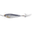 Live Target LiveTarget Flutter Shad-Jigging Spoon, 2 1/2in, 3/4oz, Silver/Black, FSJ60SK202
