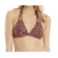 Lanai Halter Top - Womens -Large-Nectarine Foliage