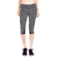 Lole Run Capri - Womens-Black Snowstorm-Small