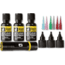 Loon UV Fly Tying Kit, Incl. UV Clear Fly Finish Thick, Thin and Flow, LOUVFTK