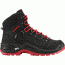 Lowa Renegade GTX Mid Hiking Boot - Men's, Black/Chili-Medium-9