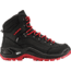Lowa Renegade GTX Mid Hiking Boot - Men's-Black/Chili-Medium-9