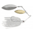 Luck E Strike Jimmy Houston Spinner Bait, Willow Blade, White, 3/8oz, JHSB38-012-1