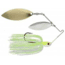 Luck E Strike Jimmy Houston Spinner Bait, Willow Blade, White/Chartruese, 3/8oz, JHSB38-315-1