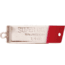 Luhr Jensen Super Duper Casting/Trolling Spoon, 1in, 1/16oz, Nickel &amp; Red Head, 1303-500-0130
