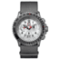 Luminox F-22 Raptor 9240 Series Watch with Gray Webbing Strap and Titanium Bezel, White/Black, 44 mm 9249