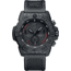 Luminox Navy Seal Chronograph 3580 Series Watches, Black/Black, 45mm, XS.3581.SIS