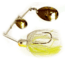 Lunker Lure Gen II Hawg Caller, Colorado Double Blade, Chartreuse/White, Gold/Gold, GPW12