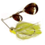 Lunker Lure Gen II Hawg Caller, Indiana/Colorado Double Blade, Chartreuse/White, GPW16