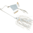Lunker Lure JumpN Jak Buzz Bait, White Skirt/Silver Blade, 1/4oz, 37141742
