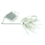 Lunker Lure Original Buzz Bait, White Skirt/Silver Blade, 3/8oz, 4238-1742