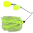 Lunker Lure Proven Winner Double Colorado Blade Spinnerbait, Gold/Chartreuse Head/Chartreuse/Silver Flake Skirt, 3/8oz, PW0738