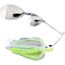 Lunker Lure Proven Winner Double Colorado/Indiana Blade Spinnerbait, Chartreuse White Head/Chartreuse White Skirt, 3/4oz, PW2134