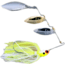 Lunker Lure Proven Winner Nickel/Gold Willow Blade Spinnerbait, Chartreuse/White Head/Chartreuse/White Skirt, 1/2oz, PW6512