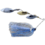 Lunker Lure Proven Winner Willow Blade Spinnerbait, Blue Glimmer Head/Ice Blue Firecraker Skirt, 1/4oz, PW7114